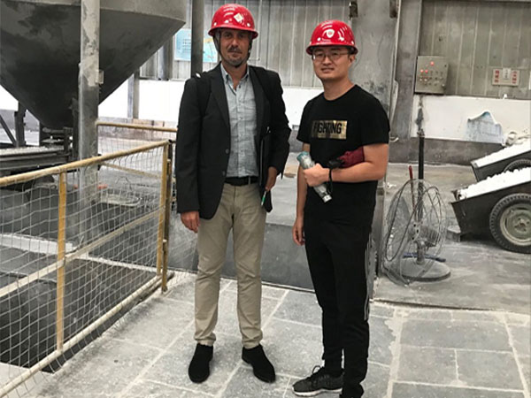 西班牙客戶來廠參觀